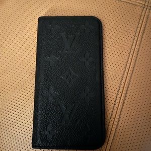 Louis Vuitton empriente iphone 10 phone case. Initials K.A.